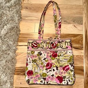 Vera Bradley Retired Make Me Blush (2010) Pattern Toggle Tote